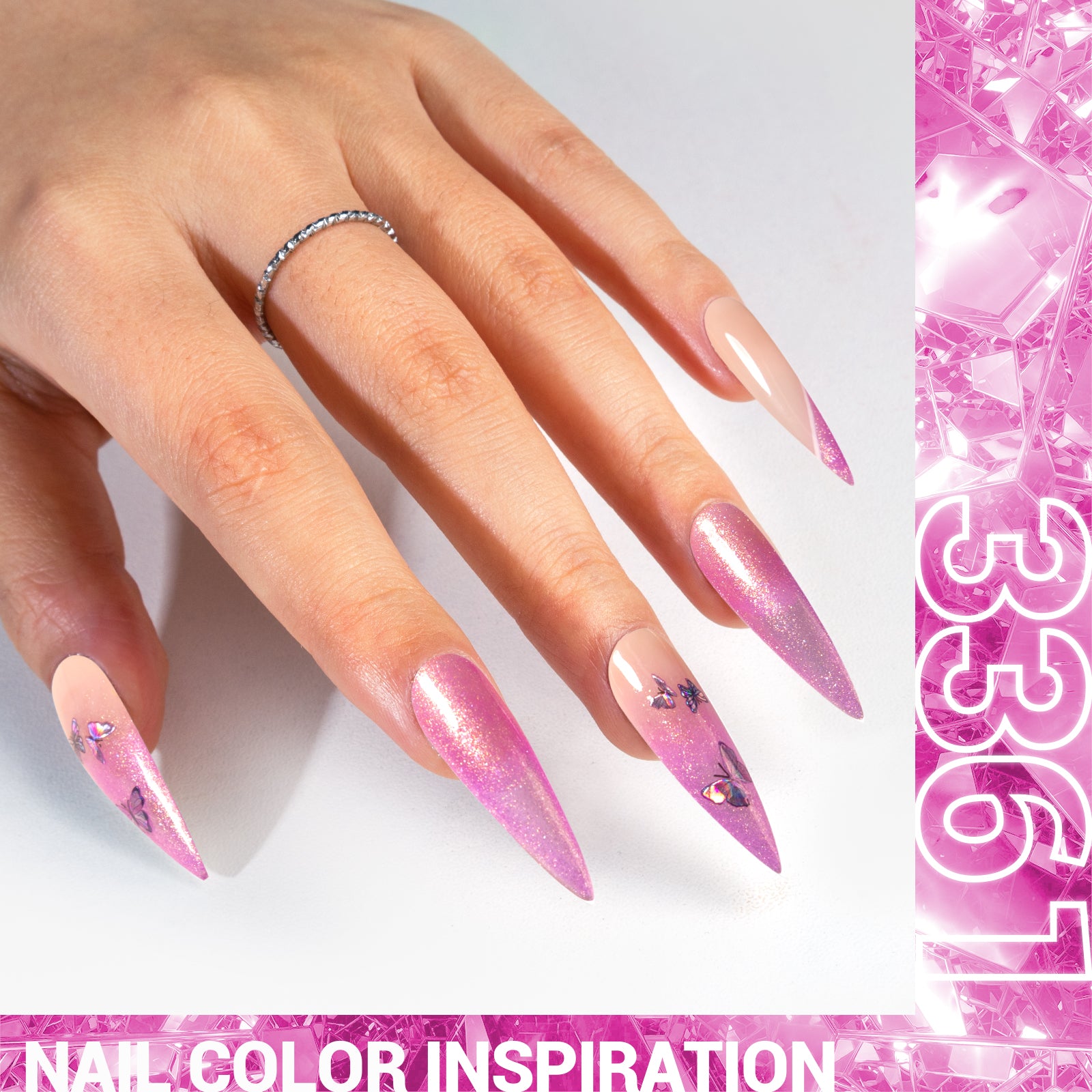 3361 Neon Aurora Purple - TPO-Free Thick Gel Nail Polish(15ml) - 图片2