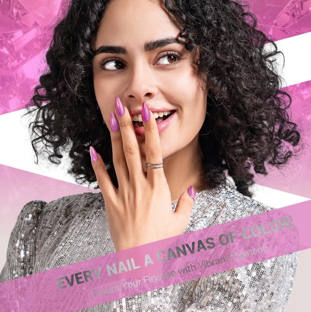 3361 Neon Aurora Purple - TPO-Free Thick Gel Nail Polish(15ml)