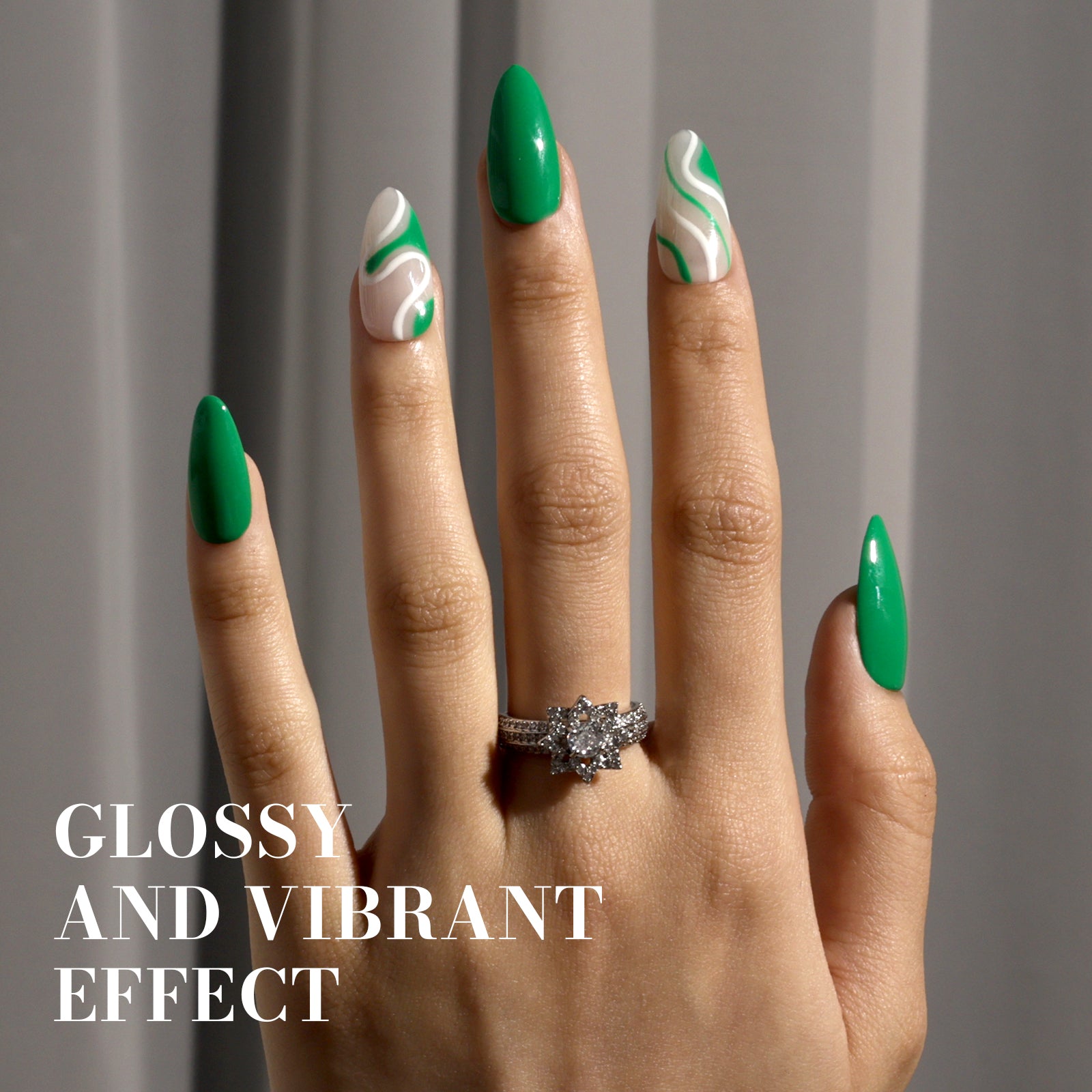 347 Fresh Green - TPO-Free Faster UV Curing Gel Nail Polish 0.5 fl oz/15ml - 图片5