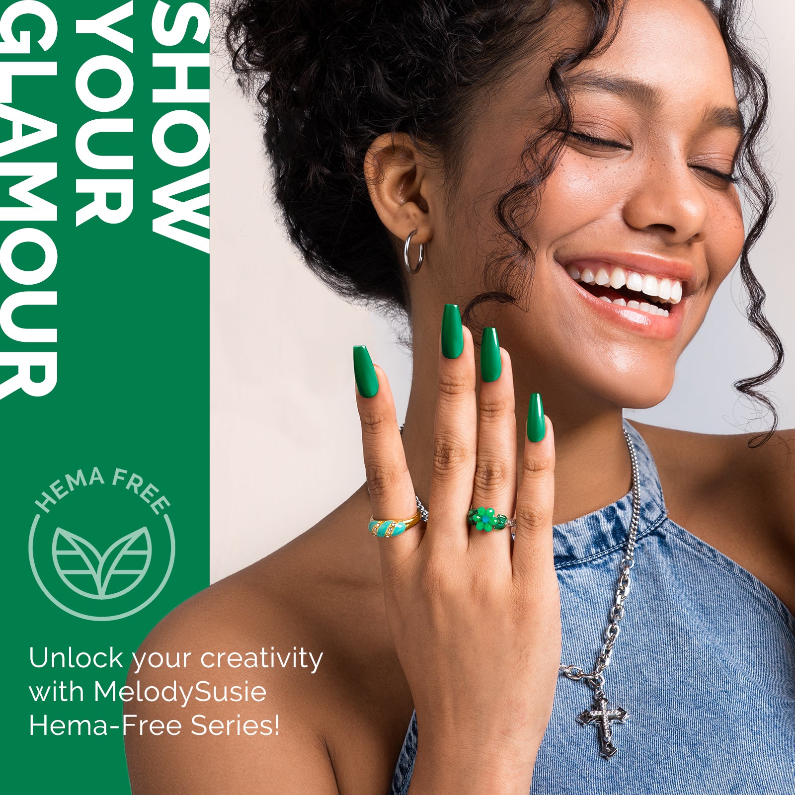 347 Fresh Green - HEMA-Free Gel Nail Polish 0.5 fl oz/15ml - 图片4