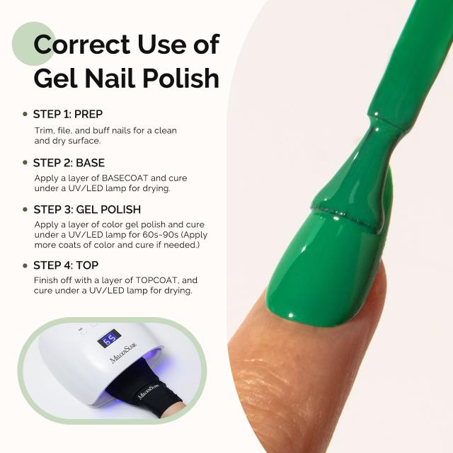 347 Fresh Green - HEMA-Free Gel Nail Polish 0.5 fl oz/15ml