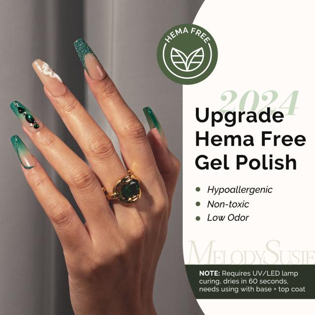 348 Green - HEMA-Free Gel Nail Polish 0.5 fl oz/15ml