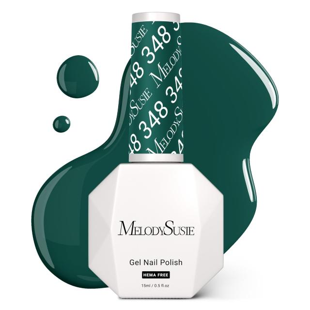 348 Green - HEMA-Free Gel Nail Polish 0.5 fl oz/15ml