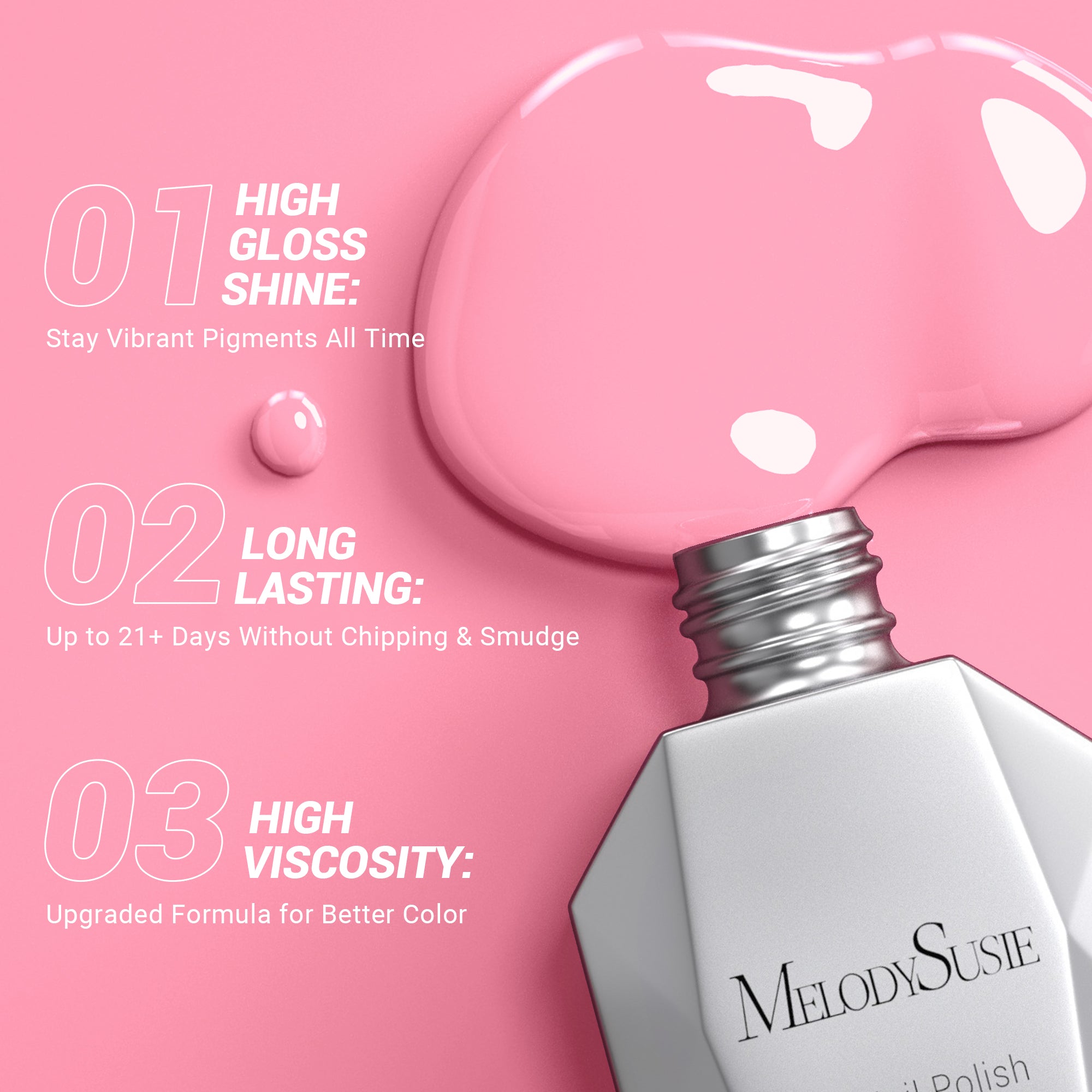 362 Twist Sweater Pink - TPO-Free Thick Gel Nail Polish(15ml) - 图片3