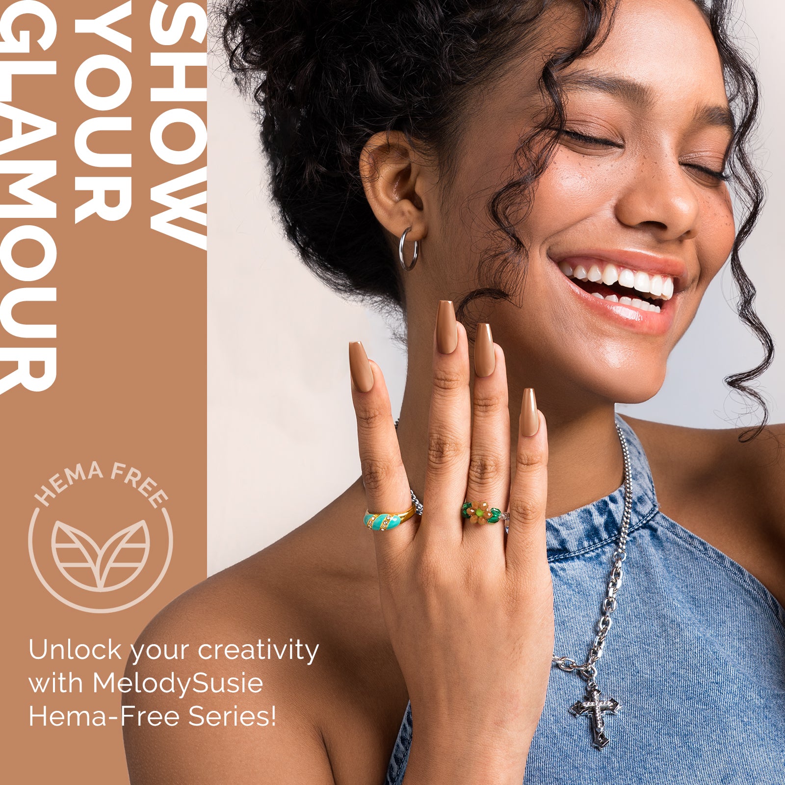 377 Caramel Brown - HEMA-Free Gel Nail Polish 0.5 fl oz/15ml - 图片4