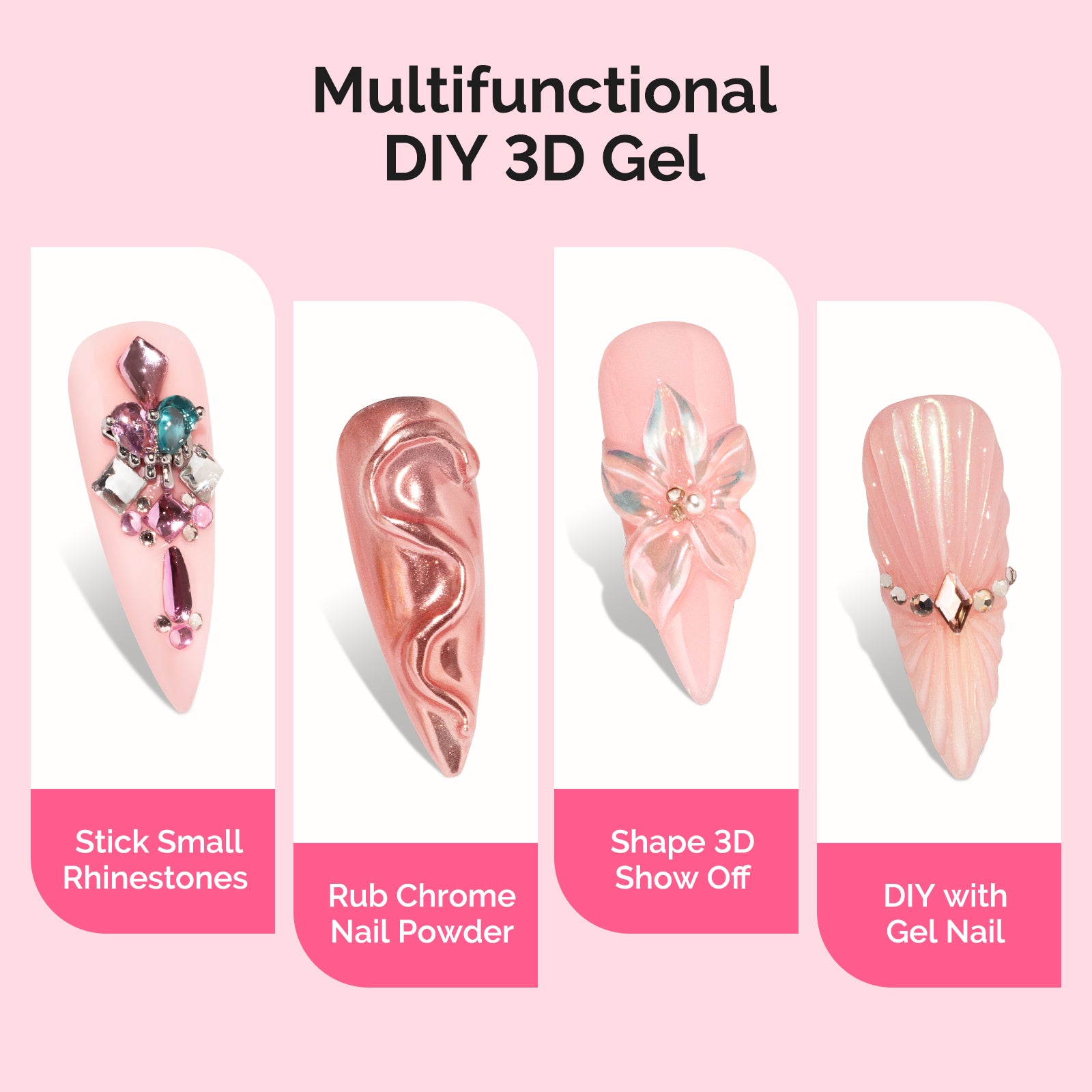 3D Sculpting Clear Nail Glue Gel - 图片3