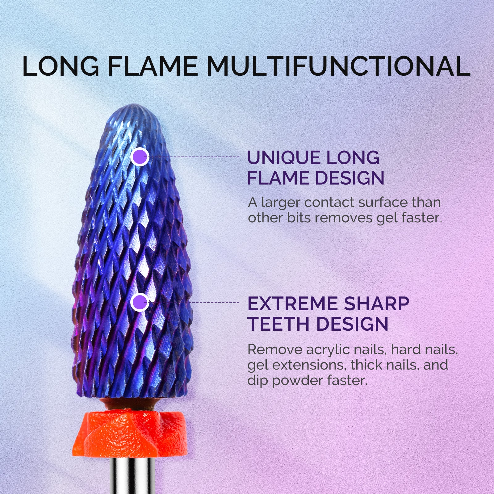 3Pcs Carbide Tungsten Nail Drill Bits Set - 图片12