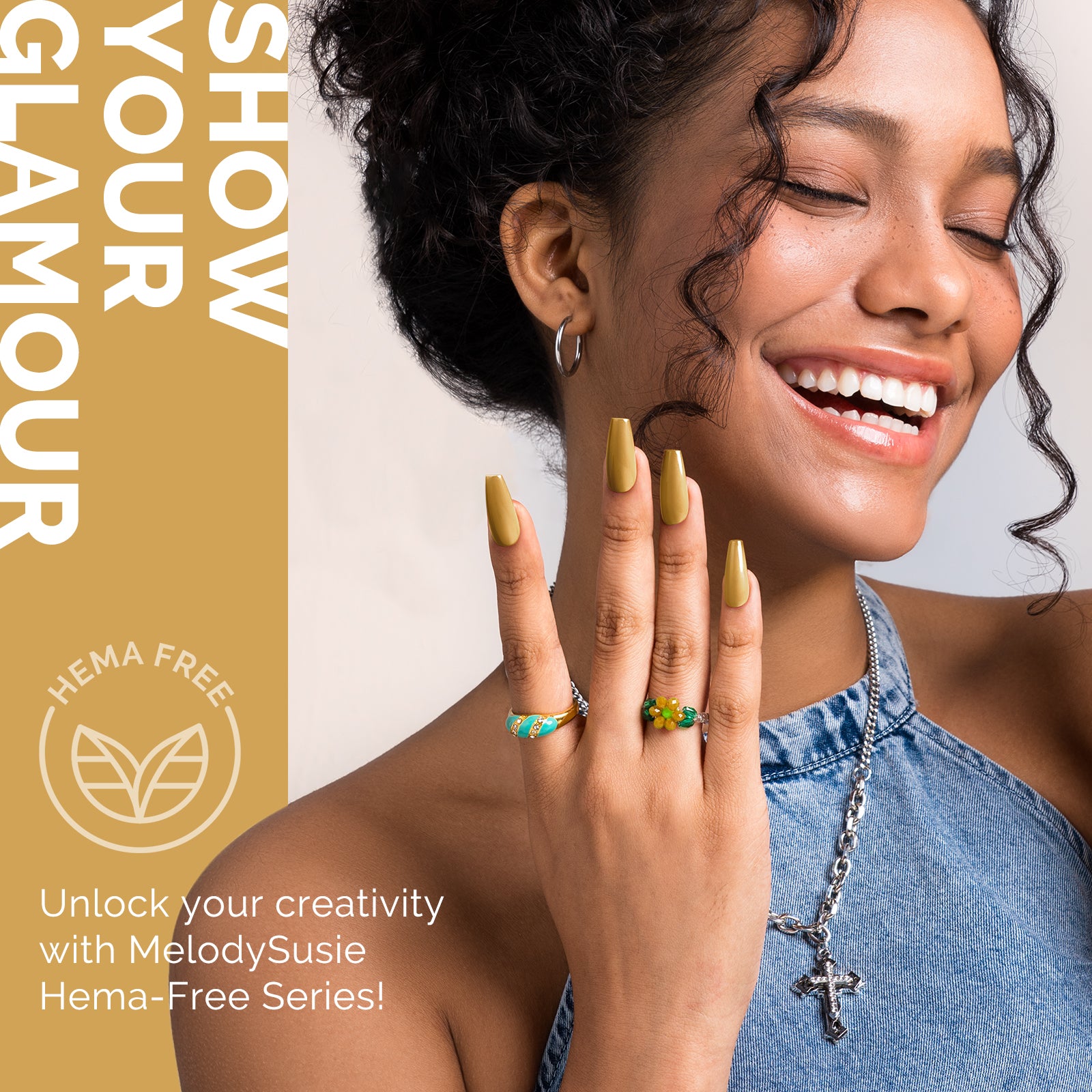 410 Straw Yellow - HEMA-Free Gel Nail Polish 0.5 fl oz/15ml - 图片4