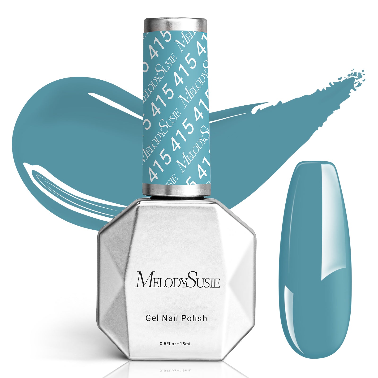 415 Dawn Blue - TPO-Free Faster UV Curing Gel Nail Polish 0.5 fl oz/15ml