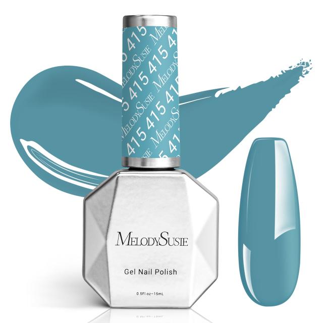 415 Dawn Blue - TPO-Free Faster UV Curing Gel Nail Polish 0.5 fl oz/15ml