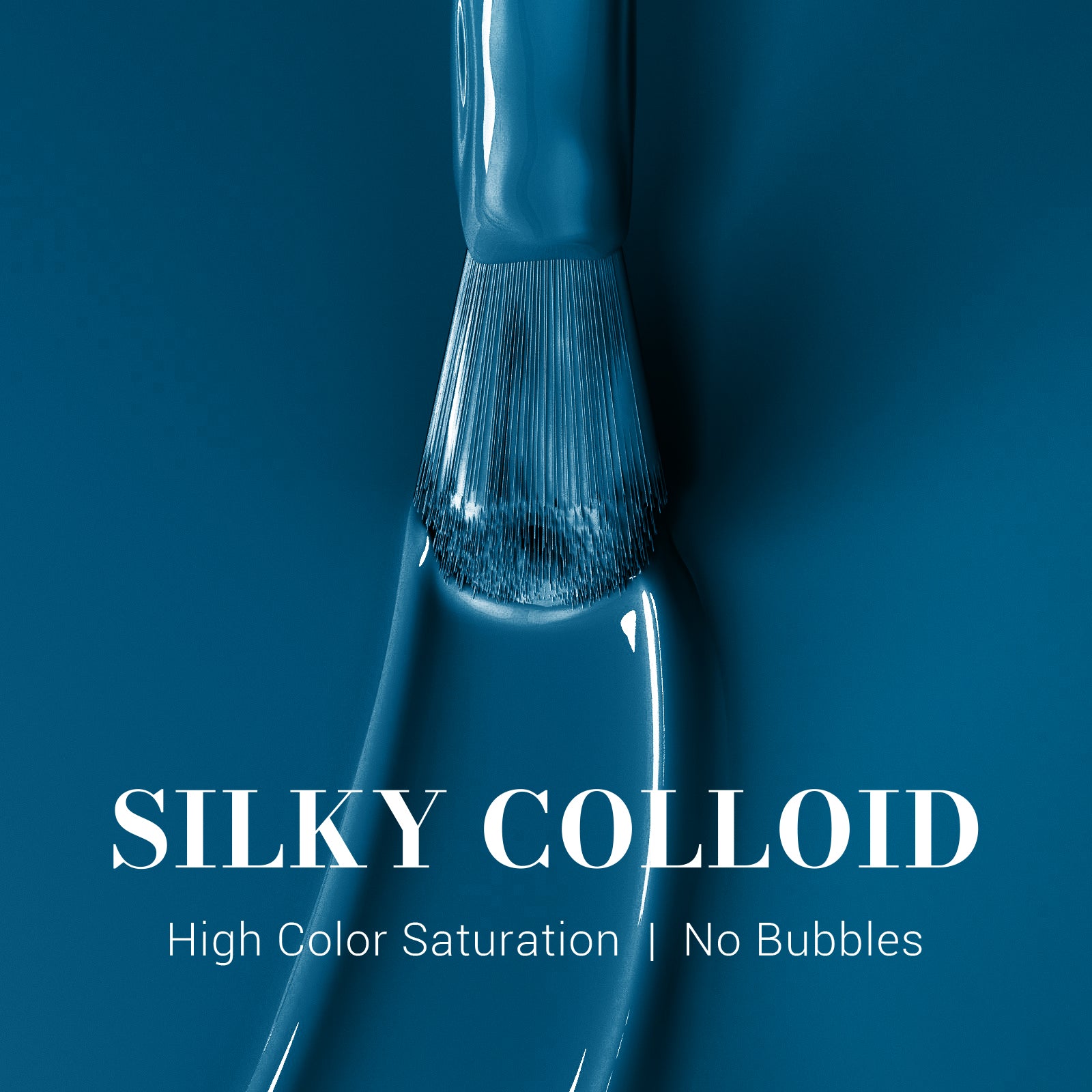 416 Gibraltar  Blue - TPO-Free Faster UV Curing Gel Nail Polish 0.5 fl oz/15ml - 图片2