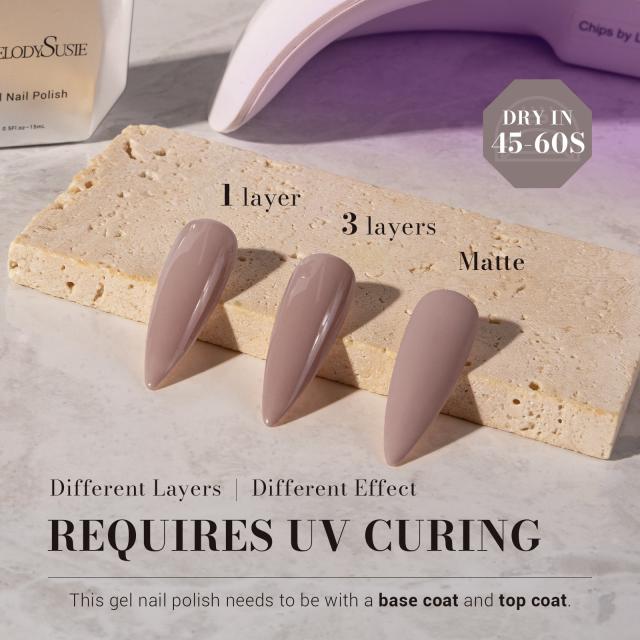 431 Neutral Nude - TPO-Free Faster UV Curing Gel Nail Polish 0.5 fl oz/15ml