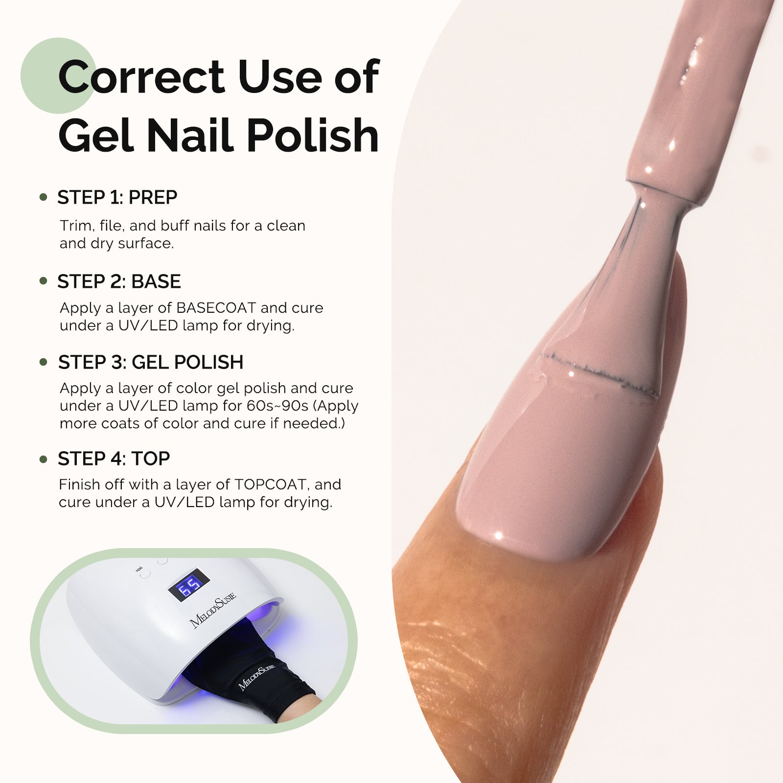 431 Neutral Nude - HEMA-Free Gel Nail Polish 0.5 fl oz/15ml - 图片5