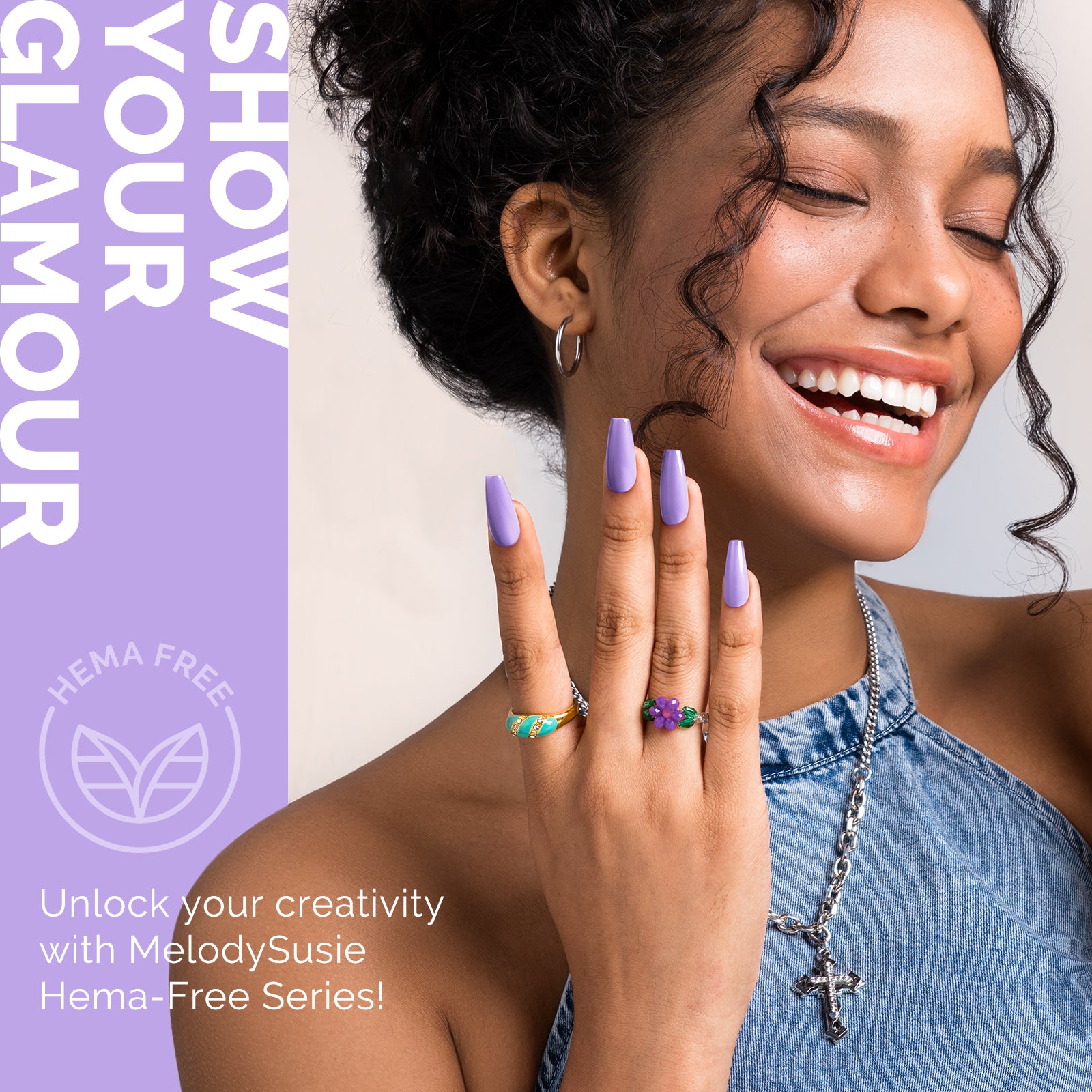 449 Purple - HEMA-Free Gel Nail Polish 0.5 fl oz/15ml - 图片4