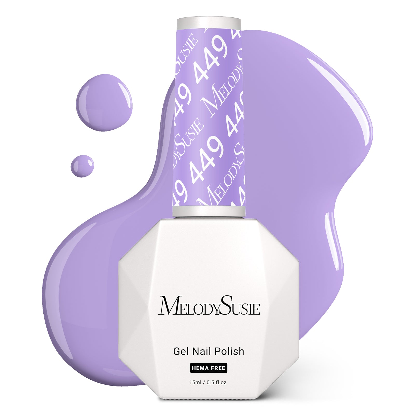 449 Purple - HEMA-Free Gel Nail Polish 0.5 fl oz/15ml