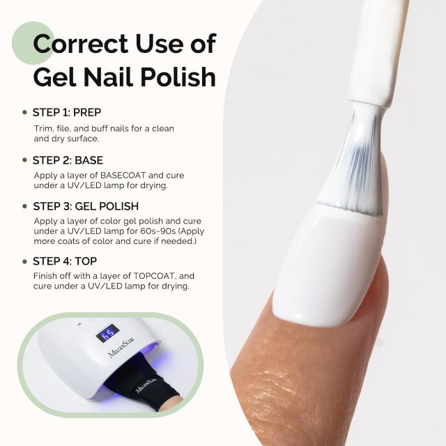 479 White - HEMA-Free Gel Nail Polish 0.5 fl oz/15ml