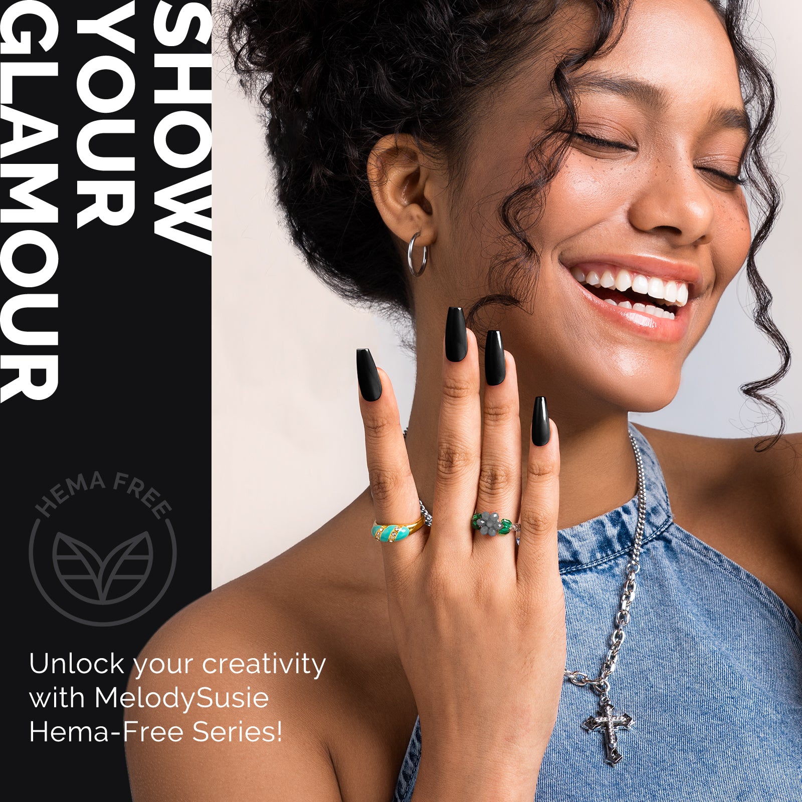 480 Black - HEMA-Free Gel Nail Polish 0.5 fl oz/15ml - 图片4