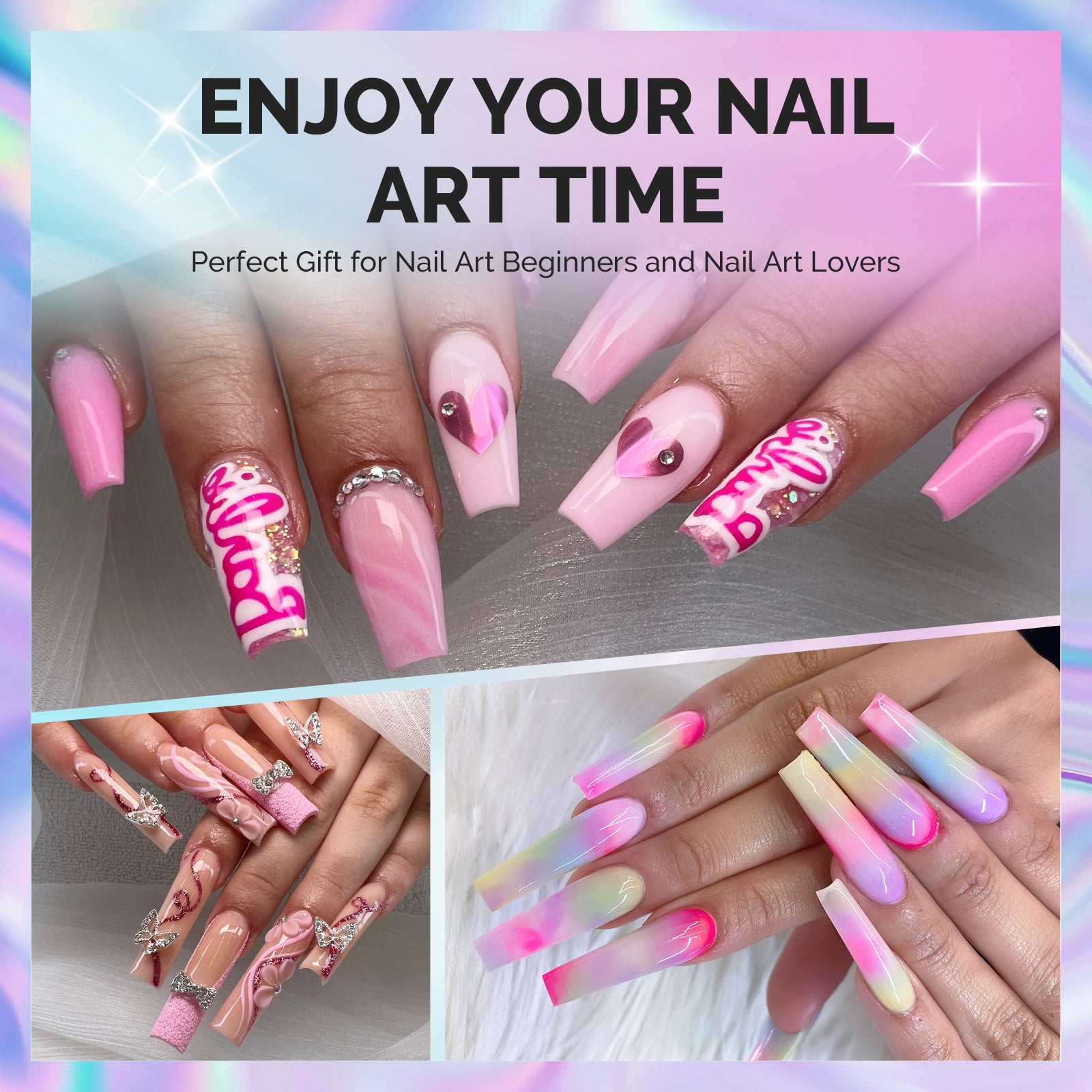 4Pcs Acrylic Nail Brush Set - Size 8/10/12/14 - 图片6