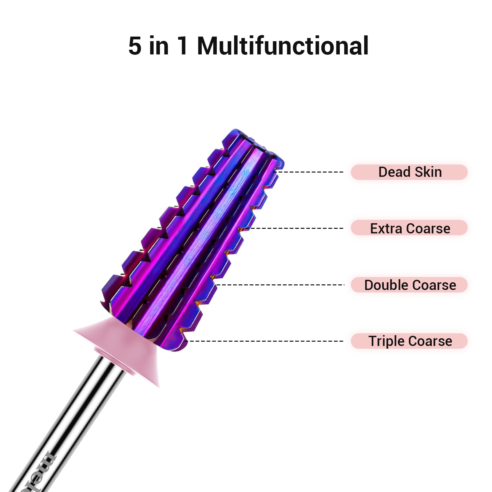 5 in 1 Straight Cut Tungsten Carbide Nail Drill Bits - 图片4