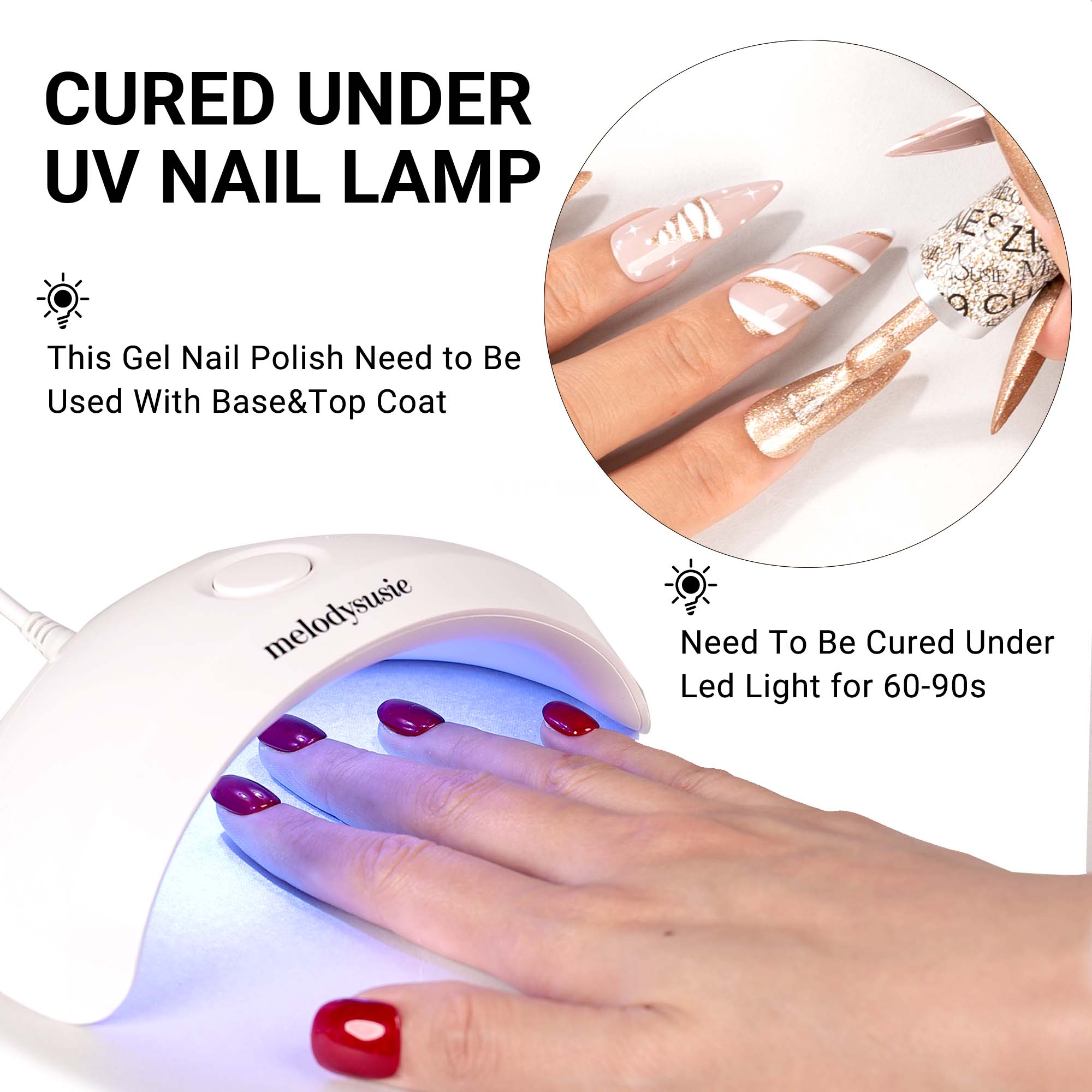 517 Blackish Green - TPO-Free Thick Gel Nail Polish (15ml) - 图片2