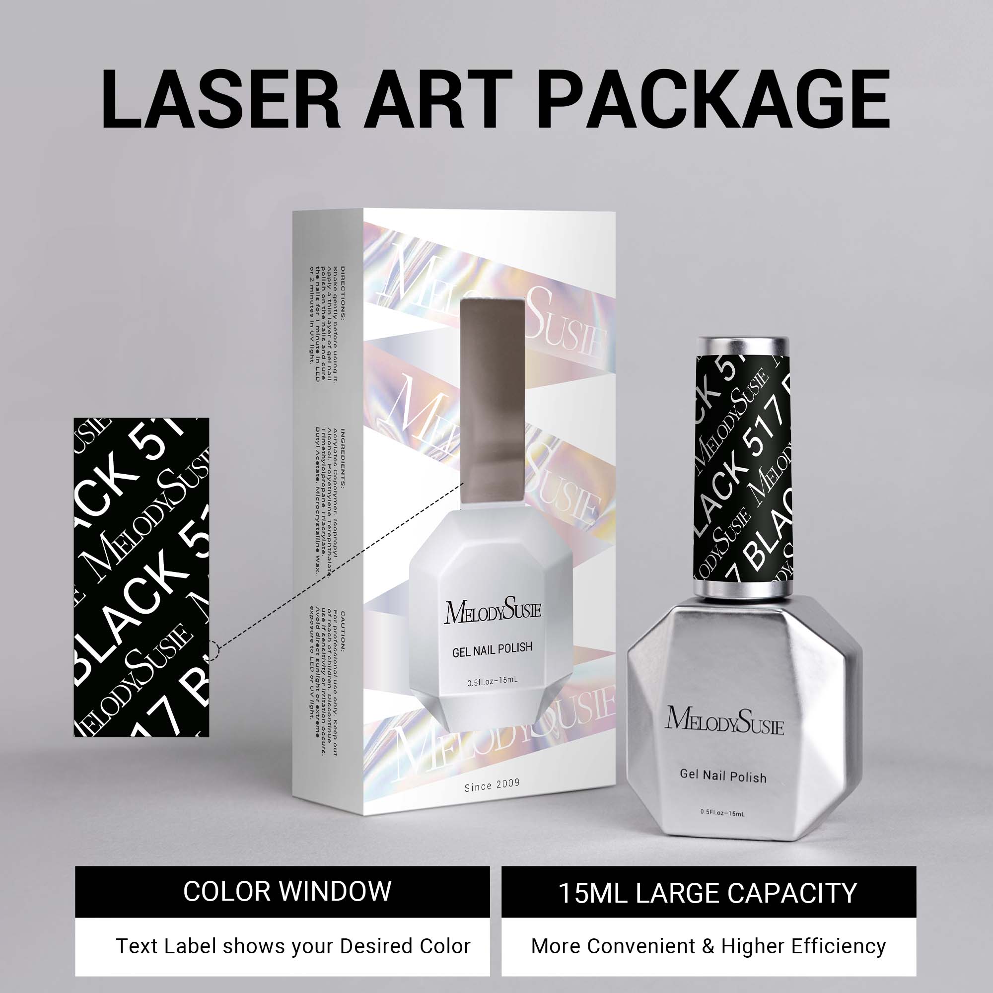 517 Blackish Green - TPO-Free Thick Gel Nail Polish (15ml) - 图片6