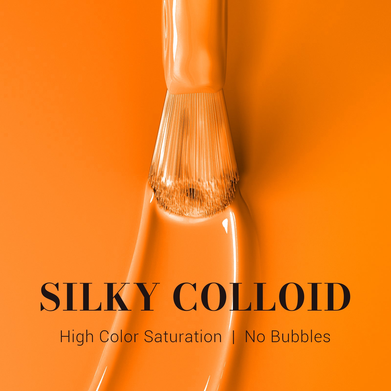 524 Shocking Orange  - TPO-Free Faster UV Curing Gel Nail Polish 0.5 fl oz/15ml - 图片2