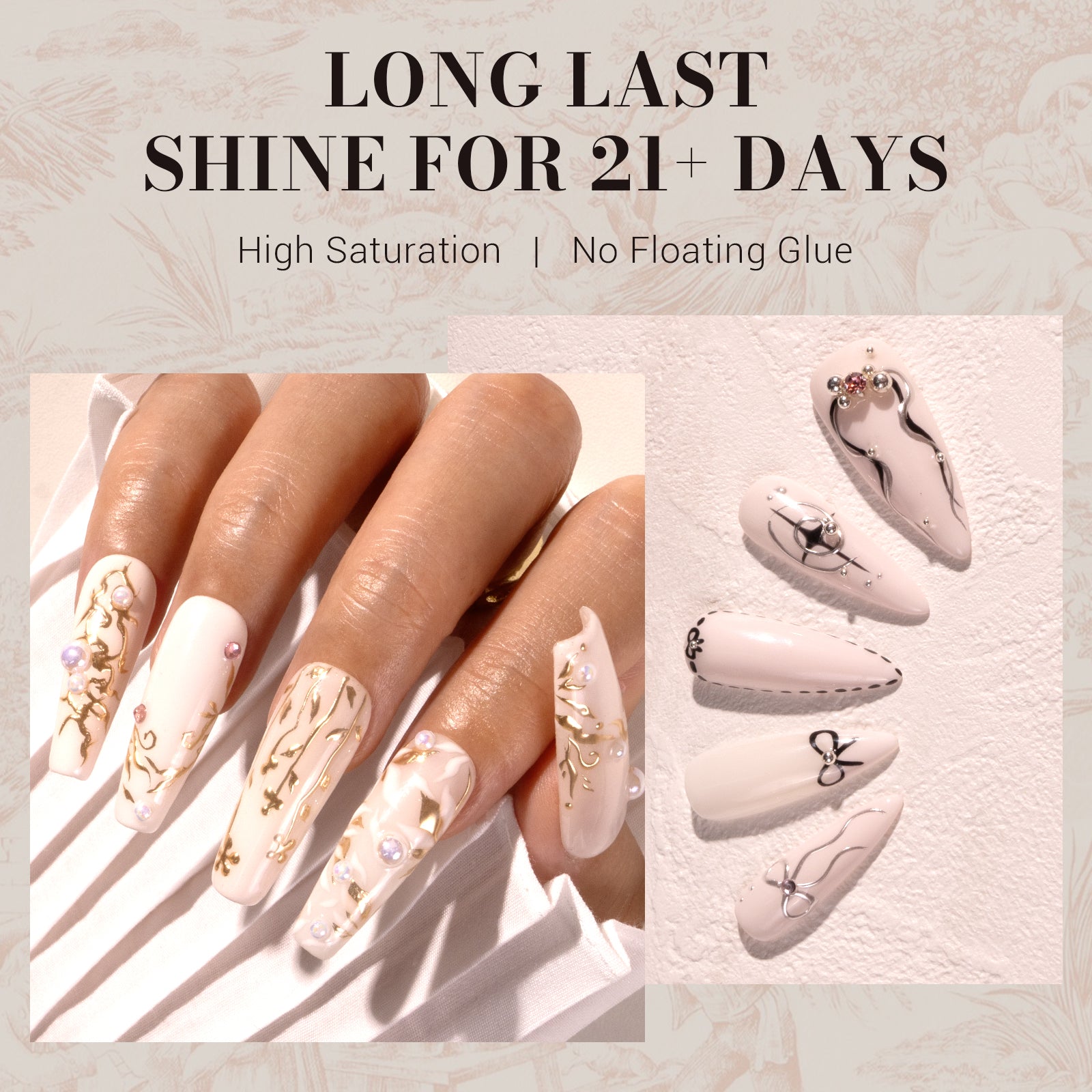 572 Milky Pink White - TPO-Free Faster UV Curing Gel Nail Polish 0.5 fl oz/15ml - 图片4