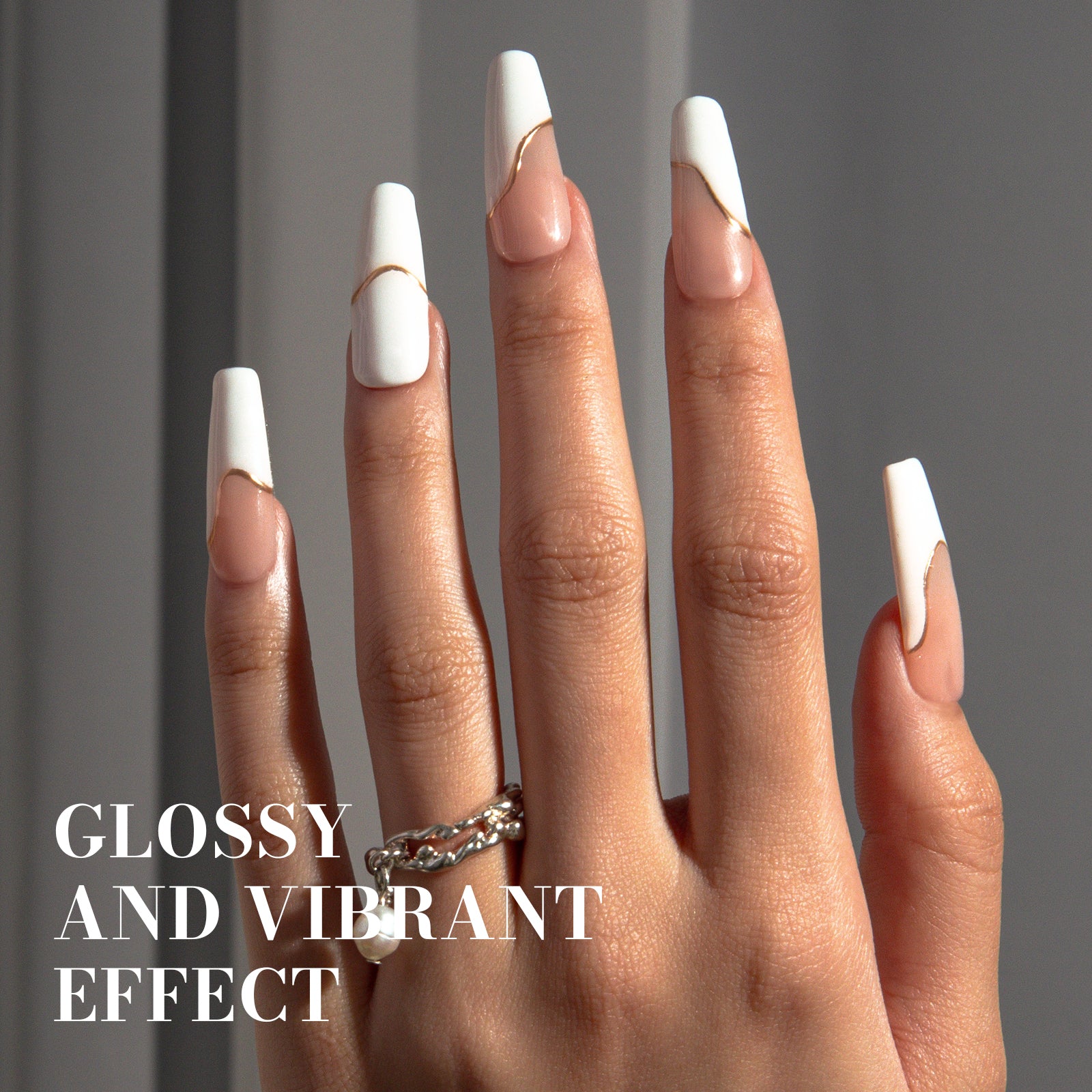 595 Egg White - TPO-Free Faster UV Curing Gel Nail Polish 0.5 fl oz/15ml - 图片5