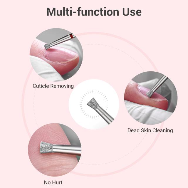 6.7mm Inverted Tapered Cuticle Clean Nail Drill Bit