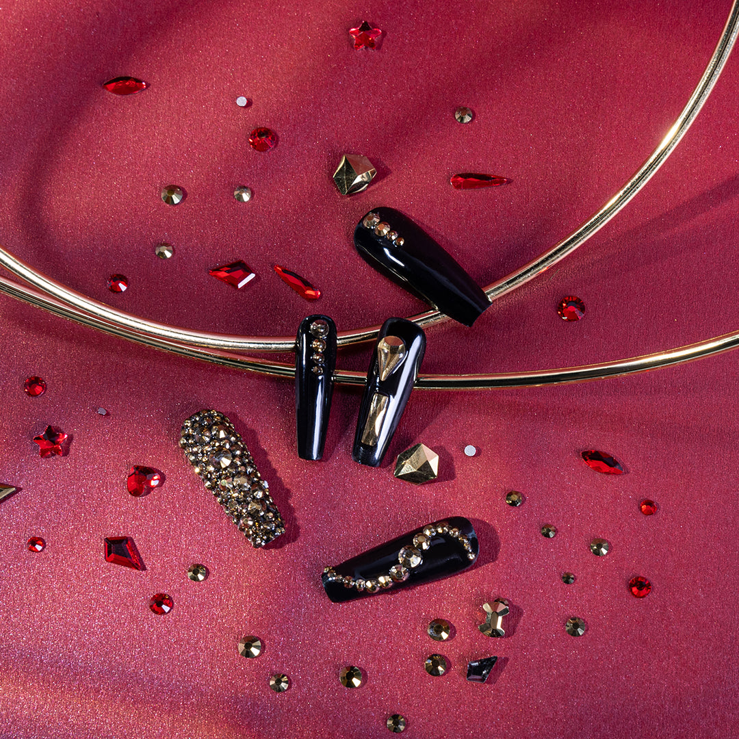 6-Box Nail Foils & Rhinestones - 图片4