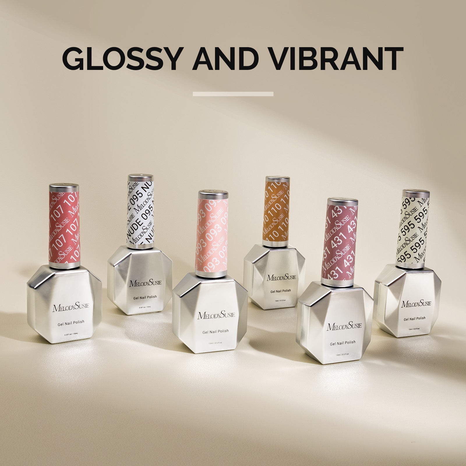 6 Colors TPO-Free Thick Gel Nail Polish Set 15ml - Nude Pink - 图片2