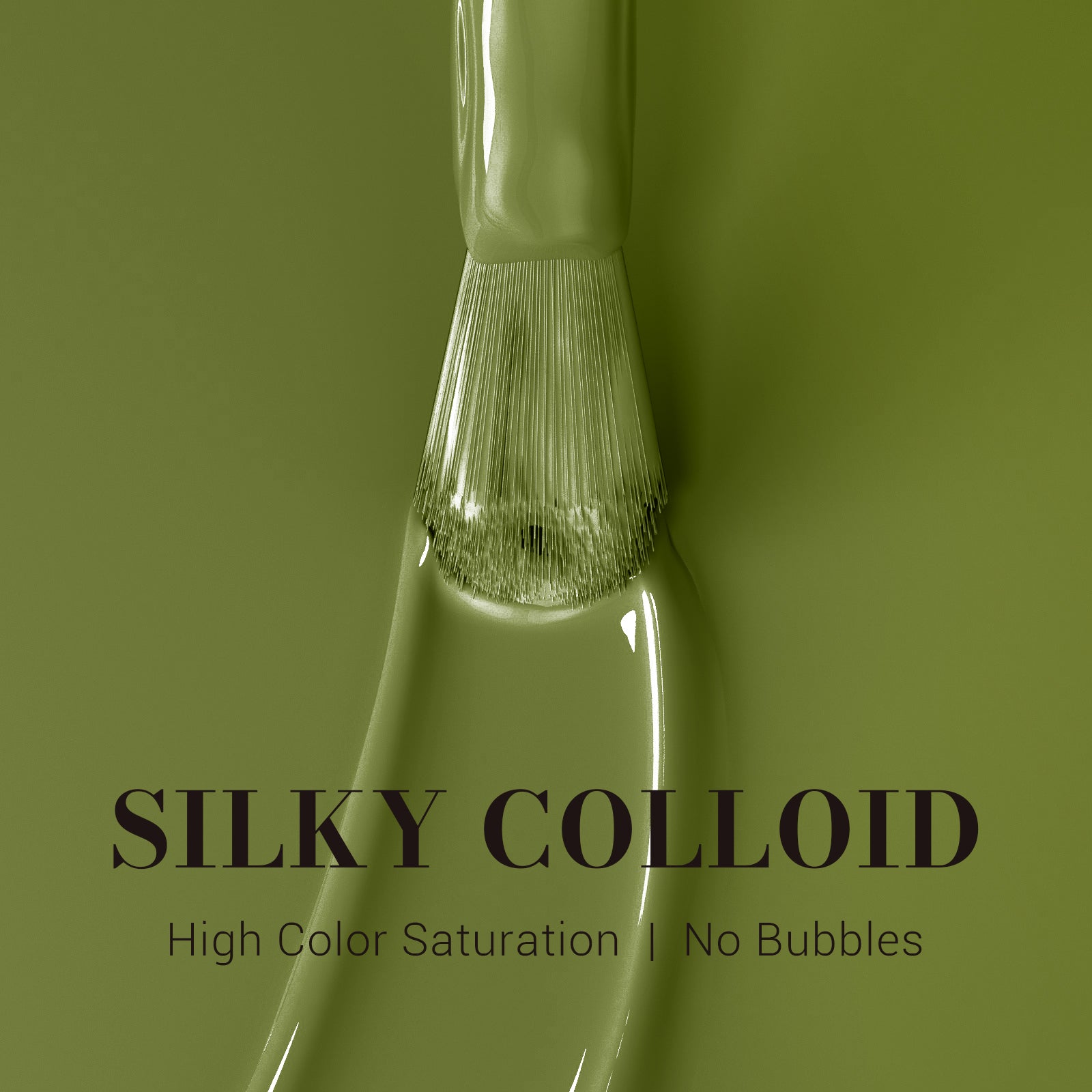 603 Olive Green - TPO-Free Faster UV Curing Gel Nail Polish 0.5 fl oz/15ml - 图片2