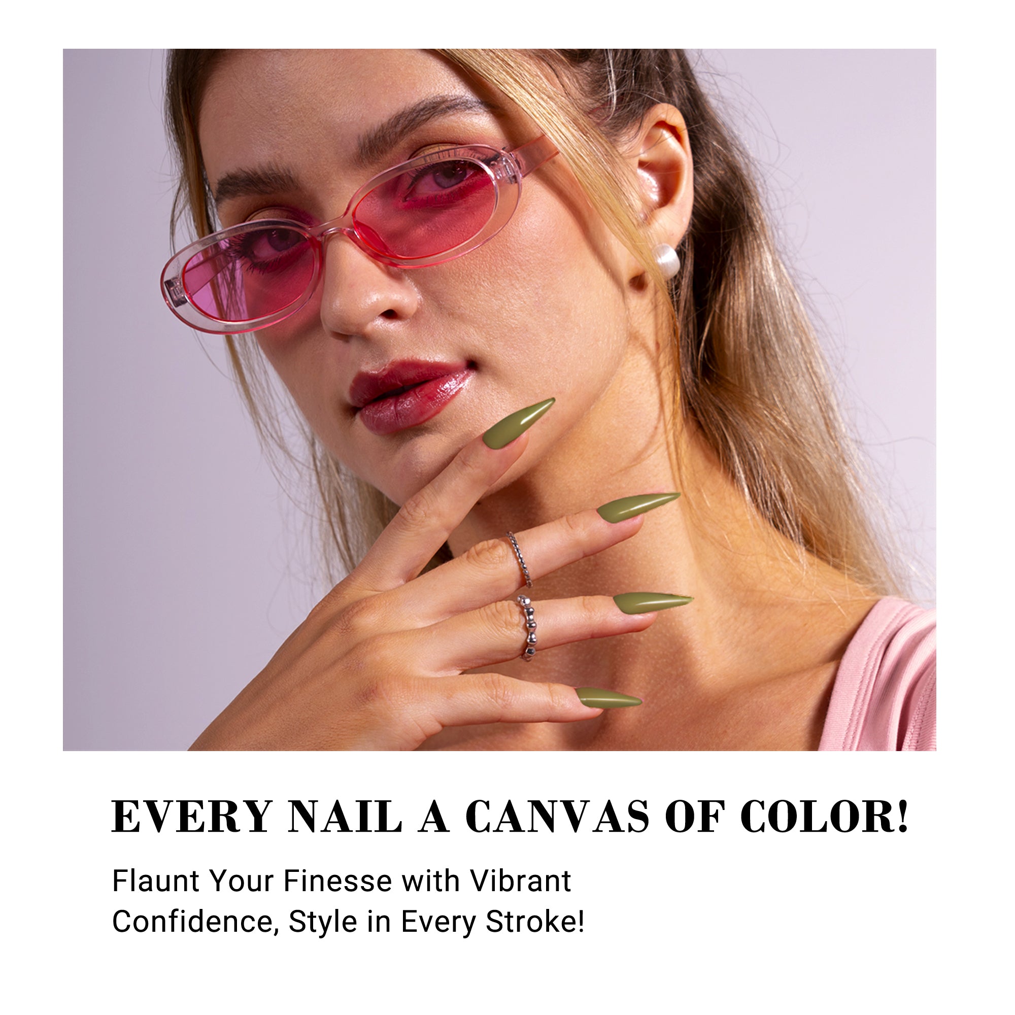 603 Olive Green - TPO-Free Thick Gel Nail Polish (15ml) - 图片5