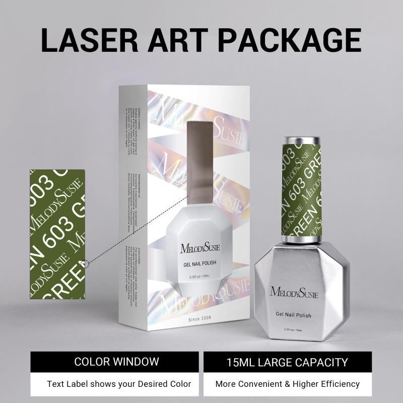 603 Olive Green - TPO-Free Thick Gel Nail Polish (15ml)