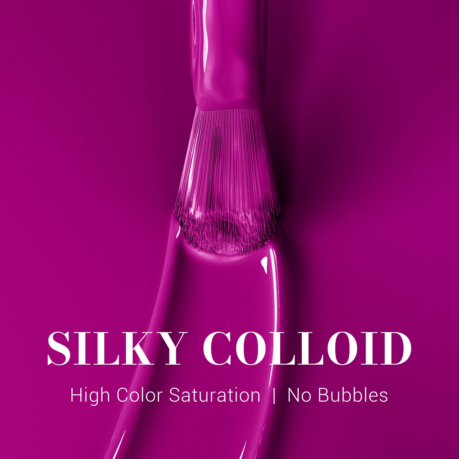 065 Passion Purple - TPO-Free Faster UV Curing Gel Nail Polish 0.5 fl oz/15ml - 图片2