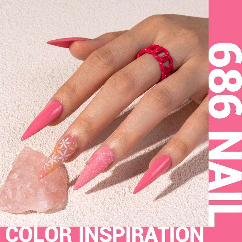 686 Berry Wool Pink - TPO-Free Thick Gel Nail Polish(15ml)