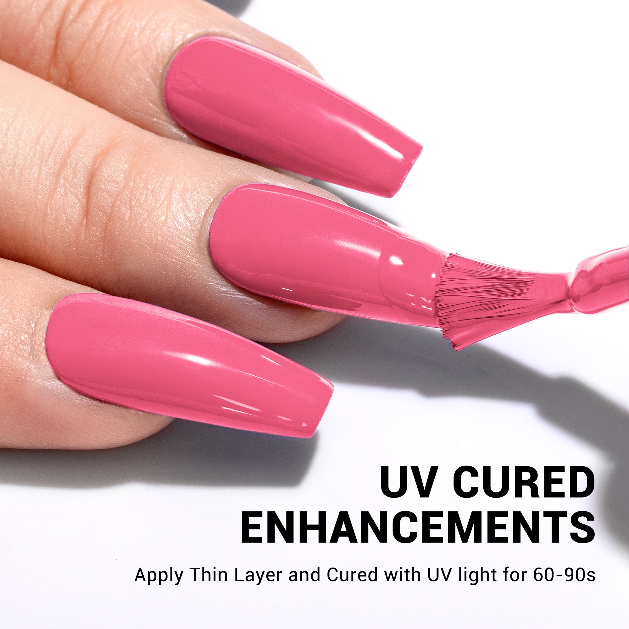 686 Berry Wool Pink - TPO-Free Thick Gel Nail Polish(15ml) - 图片5