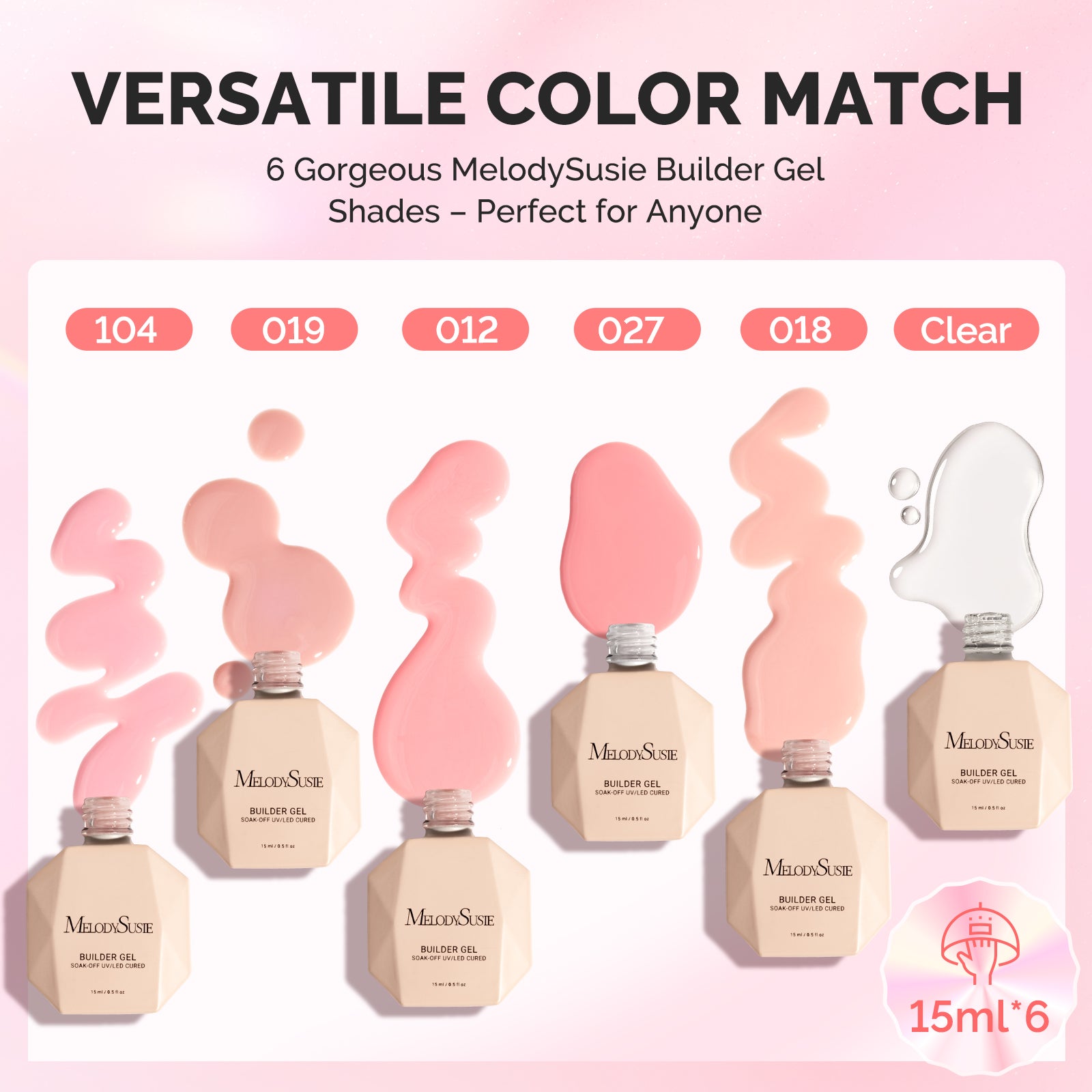 7 in 1 Builder Gel 15ml - 图片7