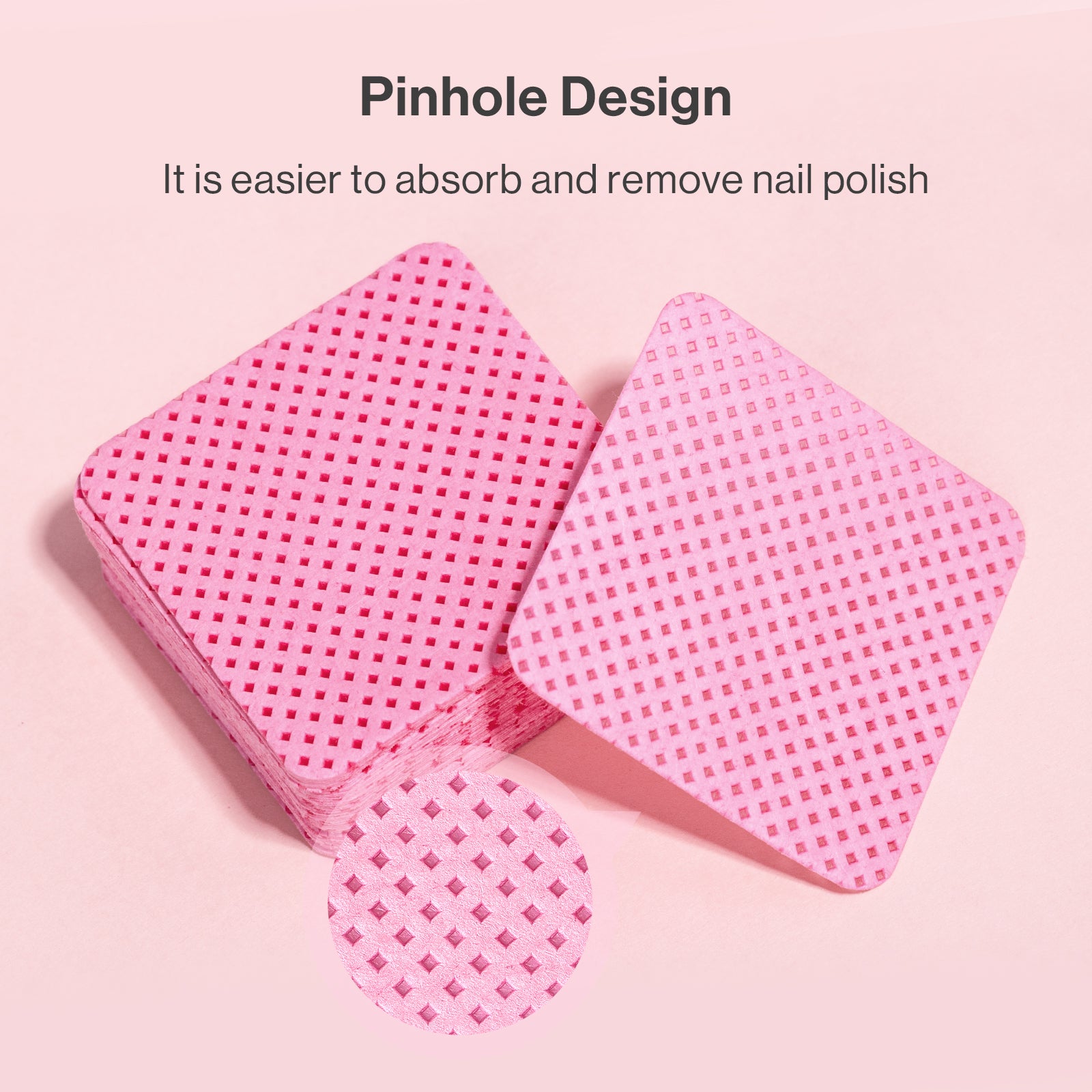 900 Pcs Lint Free Nail Wipes - Pink - 图片4