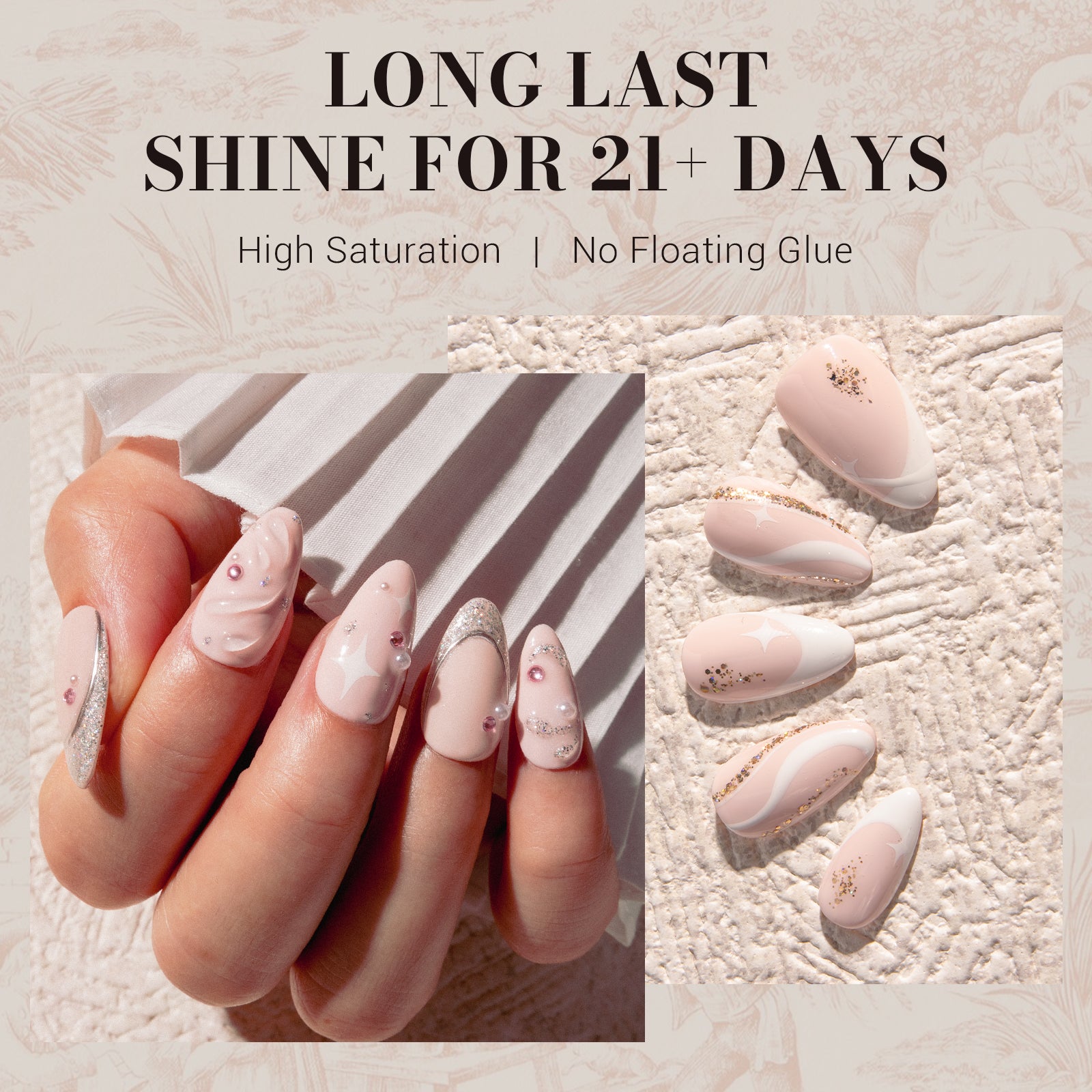 093 nude pink - TPO-Free Faster UV Curing Gel Nail Polish 0.5 fl oz/15ml - 图片4