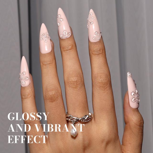 093 nude pink - TPO-Free Faster UV Curing Gel Nail Polish 0.5 fl oz/15ml