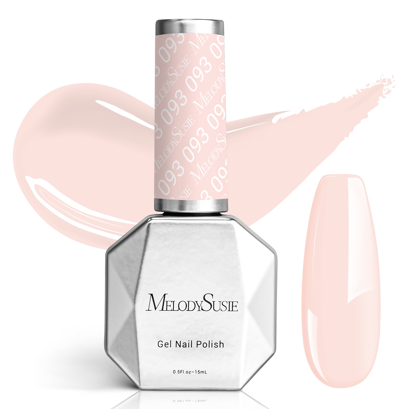 093 nude pink - TPO-Free Faster UV Curing Gel Nail Polish 0.5 fl oz/15ml