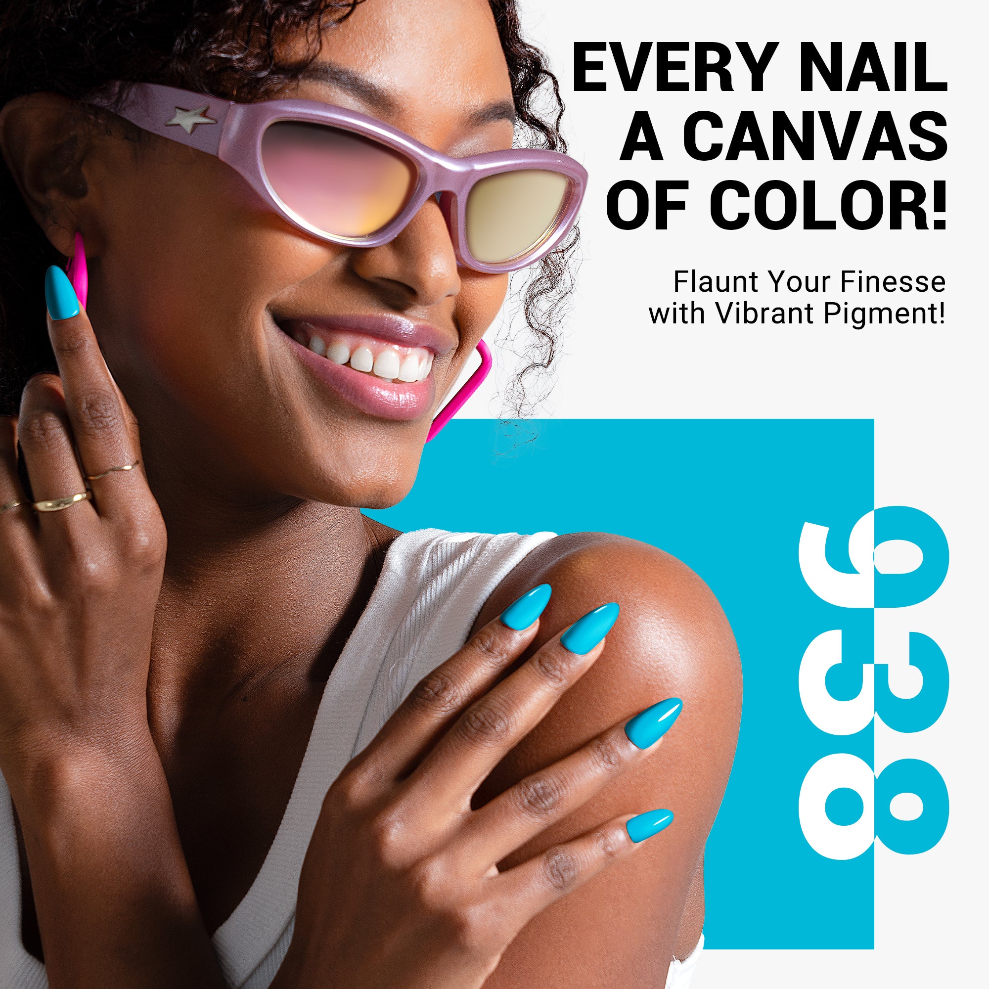 938 Fair Isle Knit Blue - TPO-Free Thick Gel Nail Polish(15ml) - 图片4