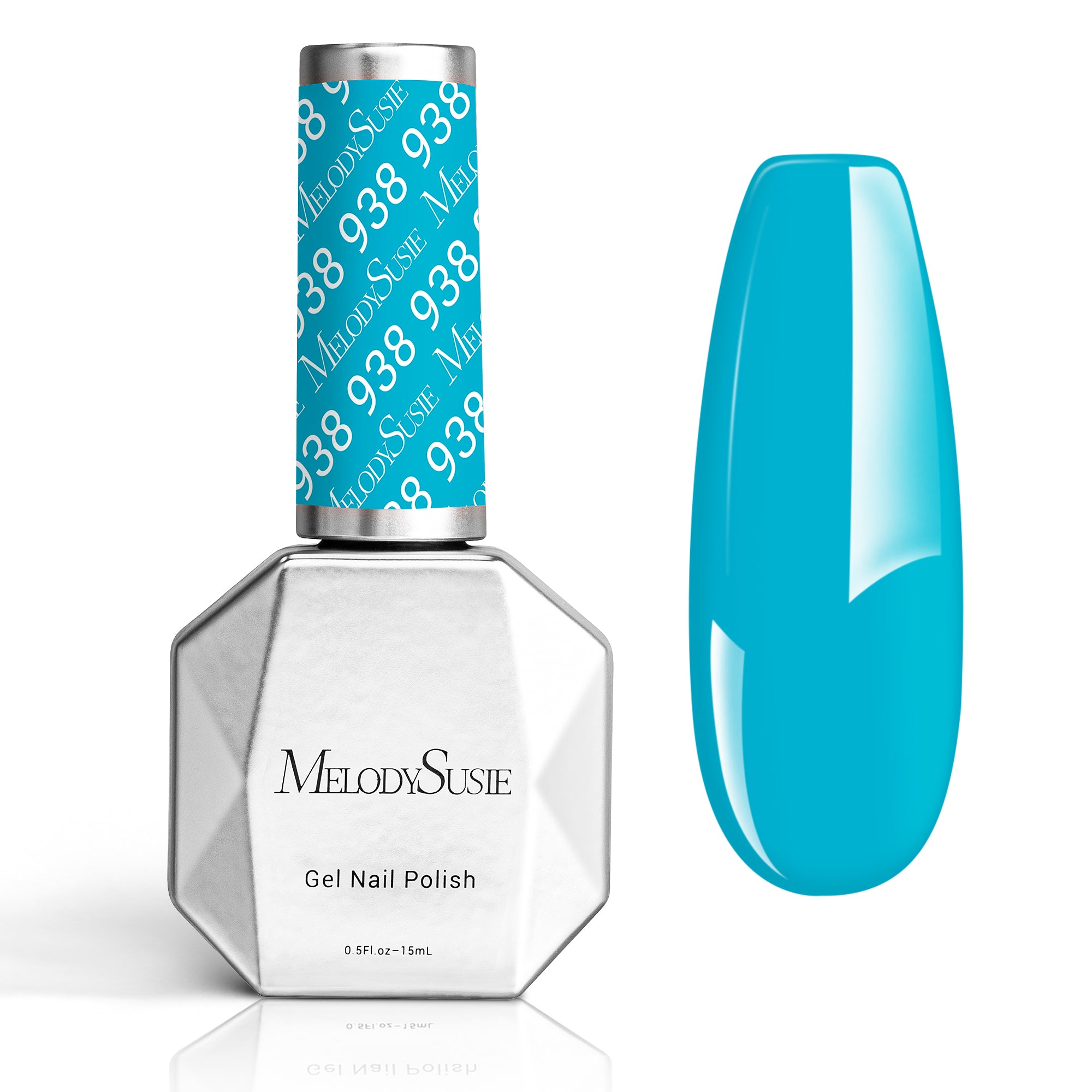 938 Fair Isle Knit Blue - TPO-Free Thick Gel Nail Polish(15ml)