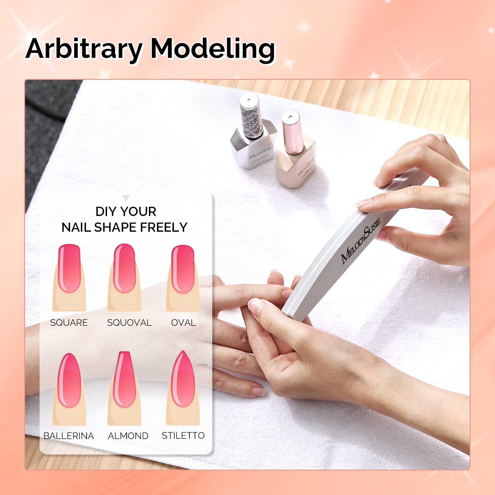 9Pcs Nail Files and Buffers Set - 100/180 Grit - 图片8