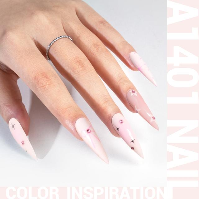 A1401 Pink White - TPO-Free Thick Gel Nail Polish(15ml)