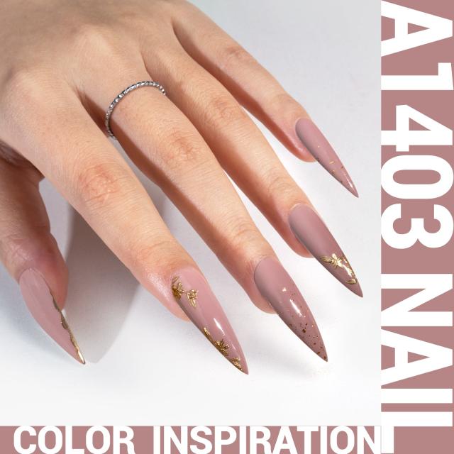 A1403 Gray Pink - TPO-Free Thick Gel Nail Polish(15ml)