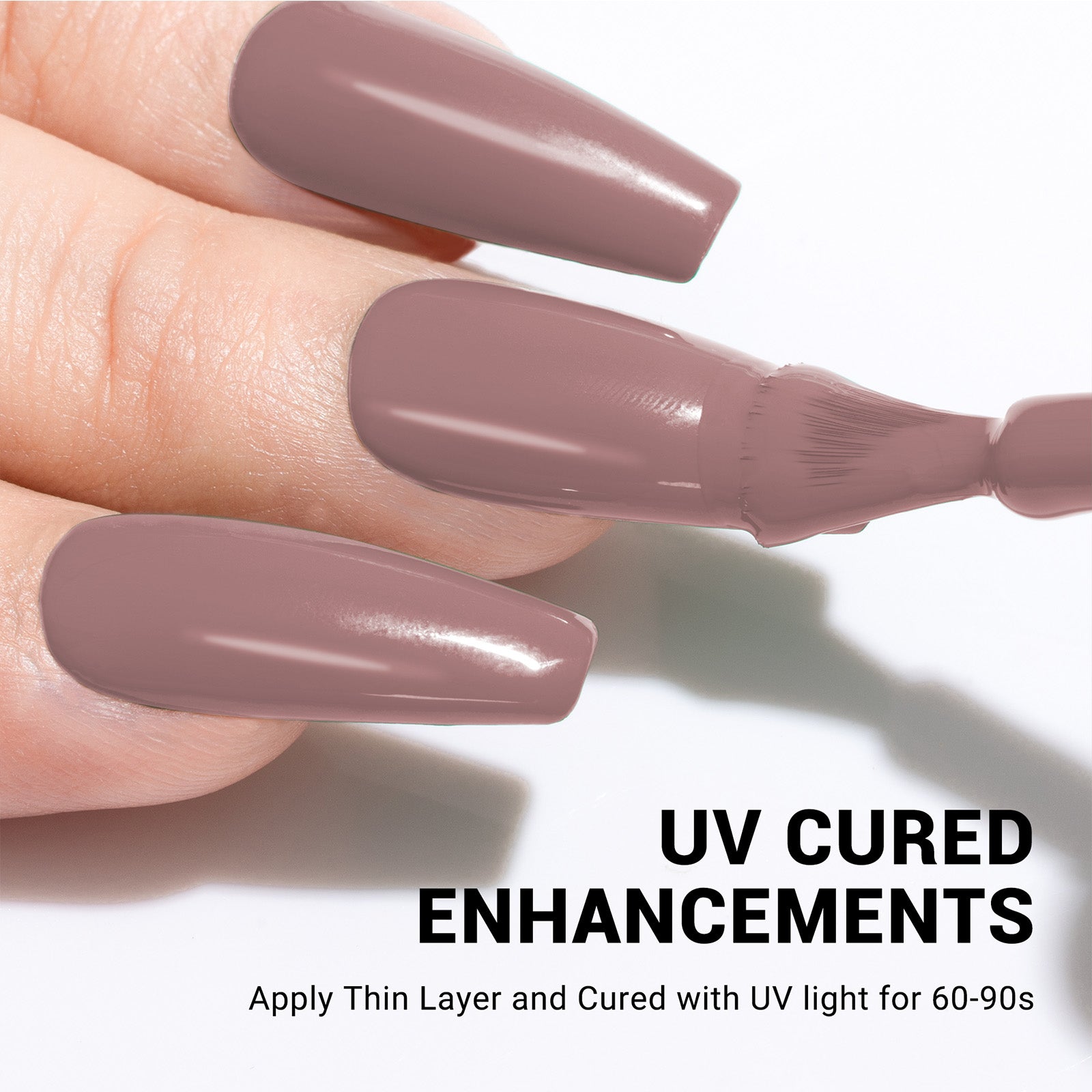 A1403 Gray Pink - TPO-Free Thick Gel Nail Polish(15ml) - 图片5