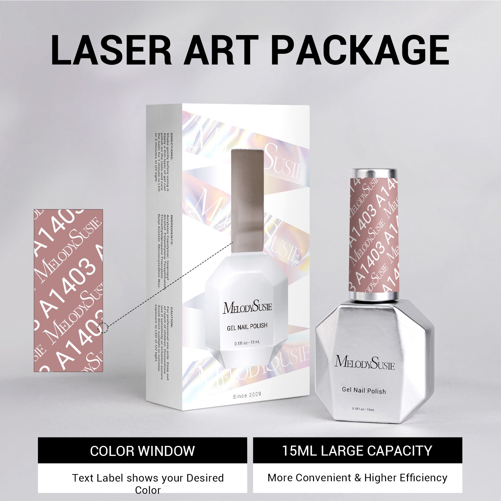 A1403 Gray Pink - TPO-Free Thick Gel Nail Polish(15ml) - 图片6