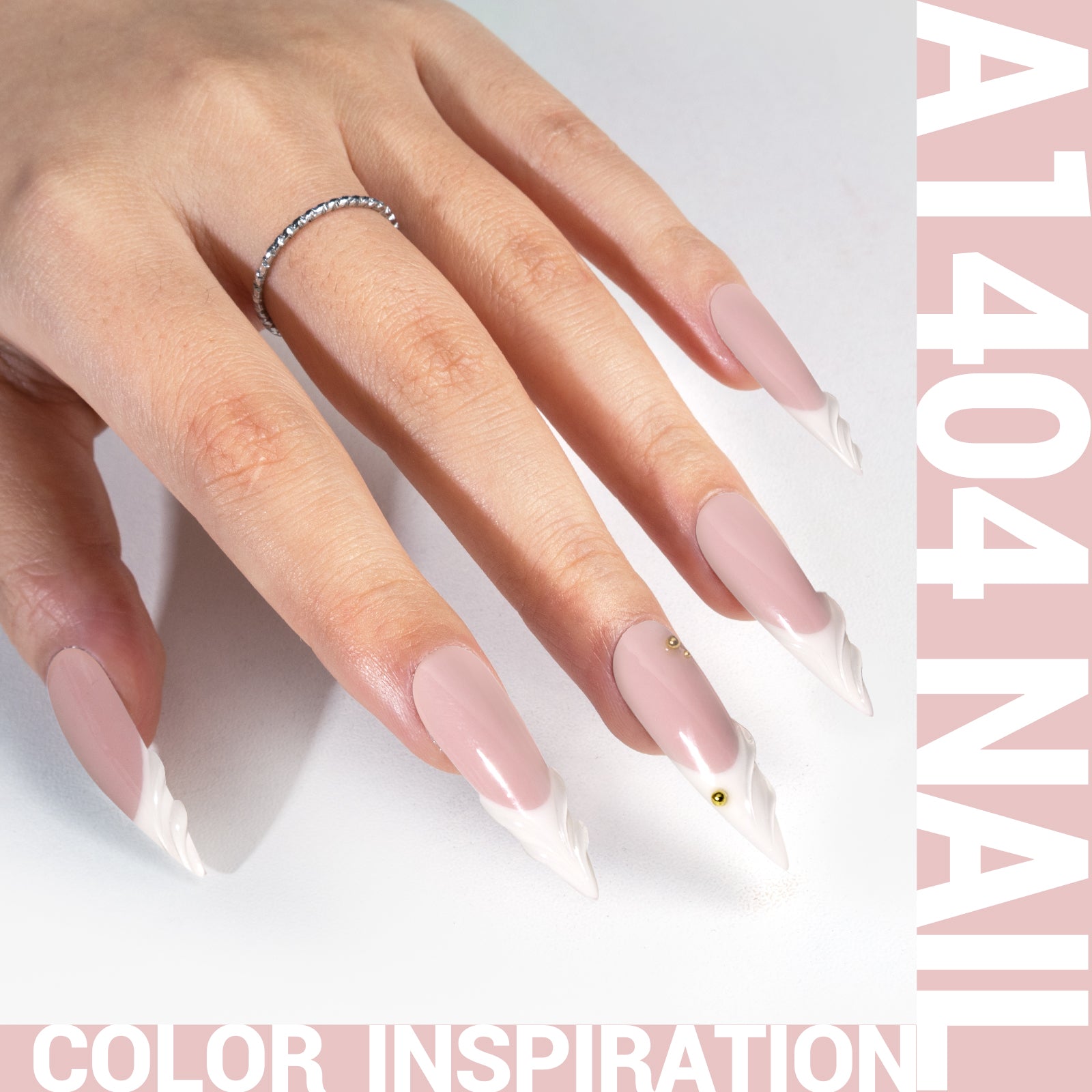 A1404 Nude Pink - TPO-Free Thick Gel Nail Polish(15ml) - 图片2